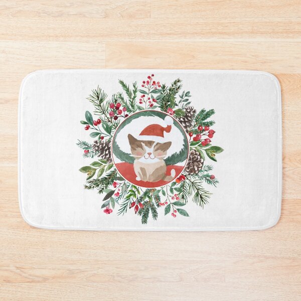 Item preview, CHRISTMAS, Christmas Time, Cat Christmas, xmas, Santa, designed and sold by GOLDENGARDENART.