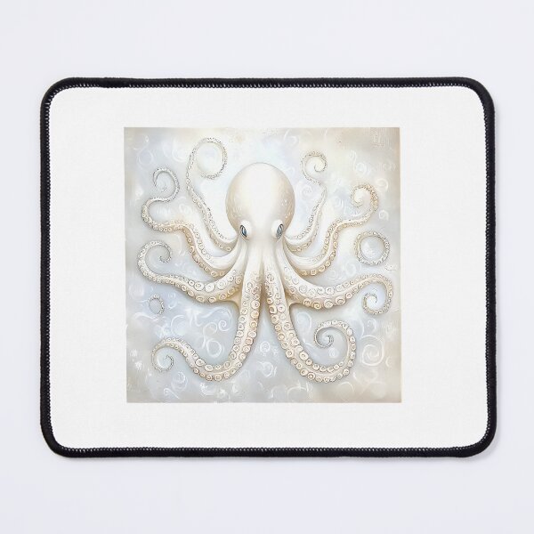 Item preview, Mystical white octopus designed and sold by I-R-A.