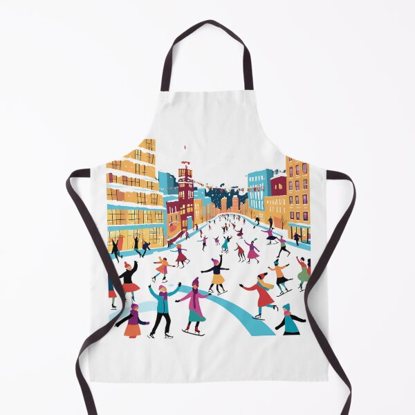 Item preview, Ice Skating in City Beautiful View designed and sold by xiaidex.