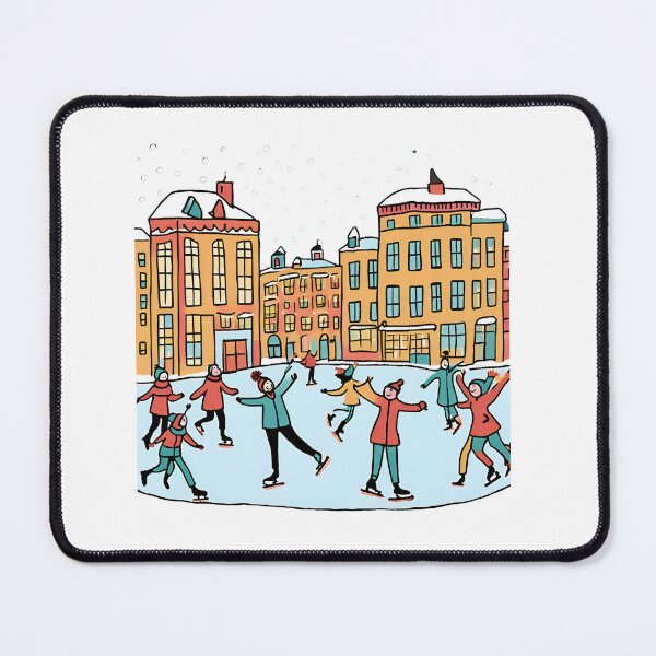 Item preview, Ice Skating in City Beautiful View designed and sold by xiaidex.