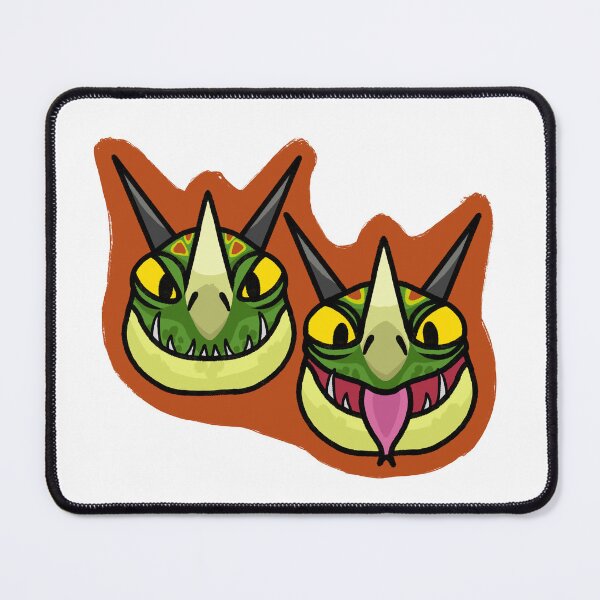 Item preview, Barf and Belch, Hideous Zippleback faces - How to Train Your Dragon designed and sold by NathanFost.