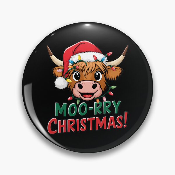 Item preview, Moo-rry Christmas! designed and sold by ShmoneyFace.