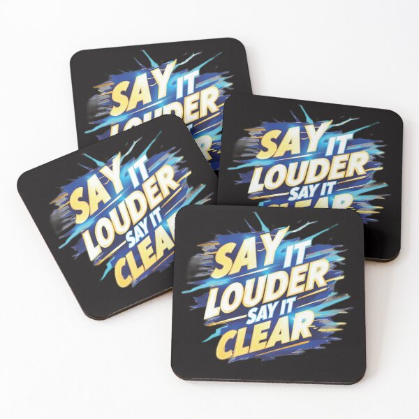 Item preview, say it louder say it clear designed and sold by ArrigoLazzaro.