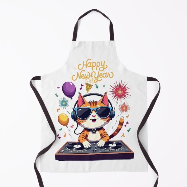 Item preview, celebration cat: ringing in the new year with style and elegance designed and sold by wineesshop.