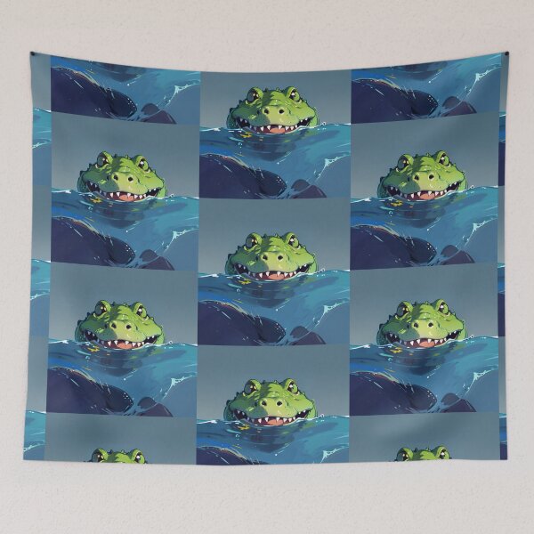 Item preview, Happy gator designed and sold by Glenbobagins.