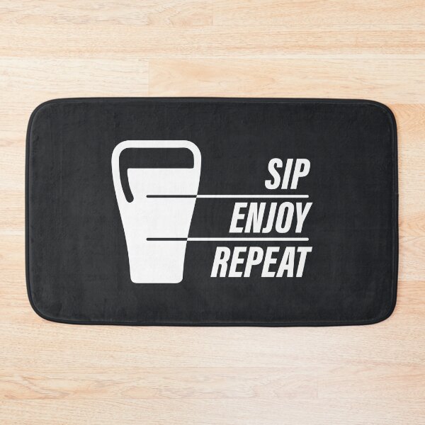 Item preview, Sip, Enjoy, Repeat - Beer Drinking Instructions designed and sold by Bleak Shirt.