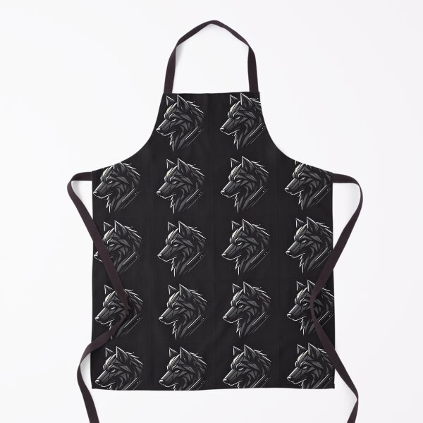 Item preview, Geometric Dark Wolf: Minimalist Art Creation designed and sold by Kat-Mir.