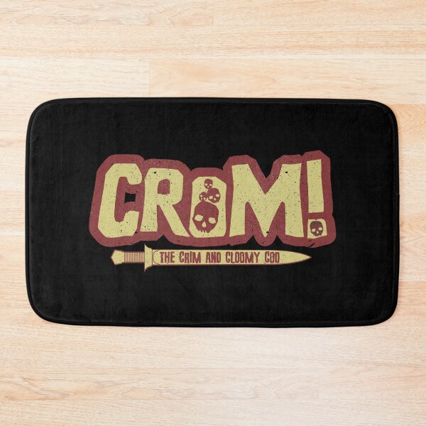 Item preview, Crom! - The Grim & Gloomy God | Retro 80s Comic, Vintage Red Design T-Shirt designed and sold by SALENTOmadness.