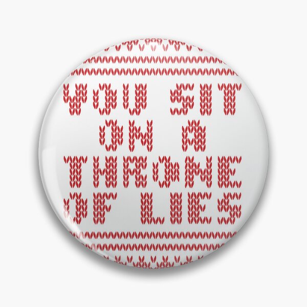 Item preview, Red Throne of Lies Ugly Sweater designed and sold by FreshBatchCo.