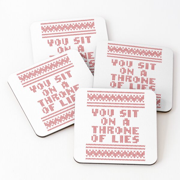 Item preview, Red Throne of Lies Ugly Sweater designed and sold by FreshBatchCo.