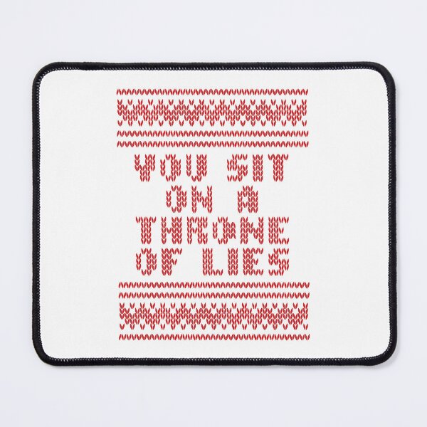 Item preview, Red Throne of Lies Ugly Sweater designed and sold by FreshBatchCo.