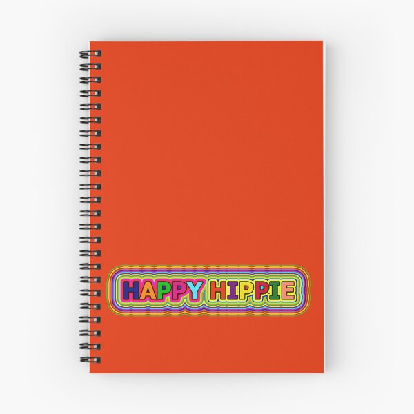Item preview, Colorful Happy Hippie Words Free Spirit Colorful Retro Lines 1 of 4 designed and sold by Beachy.