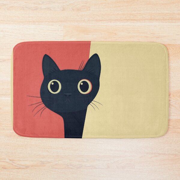 Item preview, Black Cat Silhouette 2D designed and sold by trendteezstore.