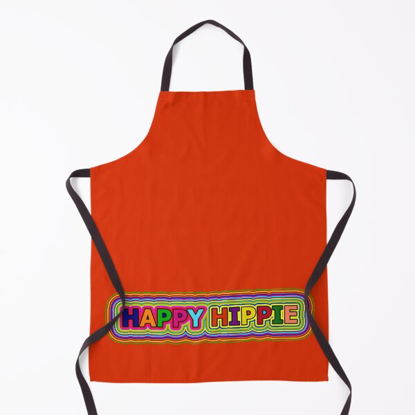 Item preview, Colorful Happy Hippie Words Free Spirit Colorful Retro Lines 1 of 4 designed and sold by Beachy.