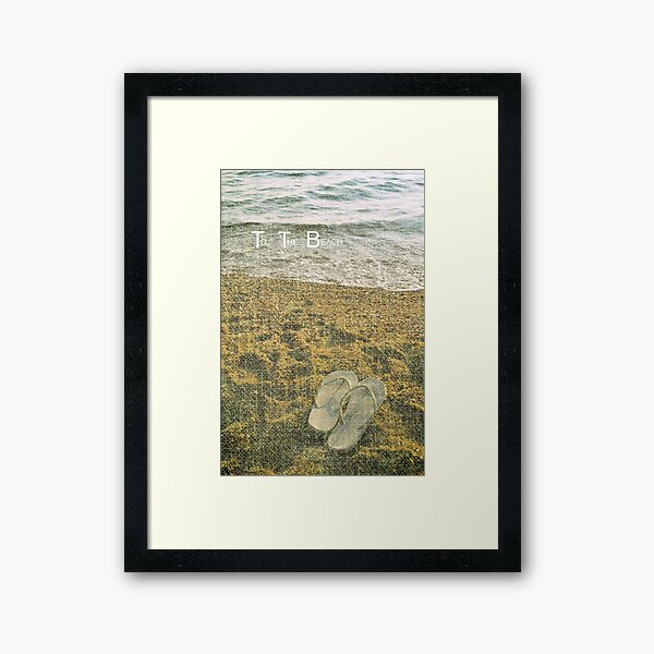 To The Beach Framed Art Print