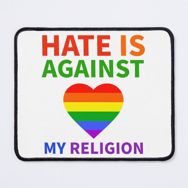 Item preview, Hate is against my religion designed and sold by Rachel the Artist .