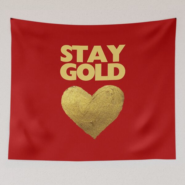Item preview, Stay Gold Heart designed and sold by UNK-Fatigues.