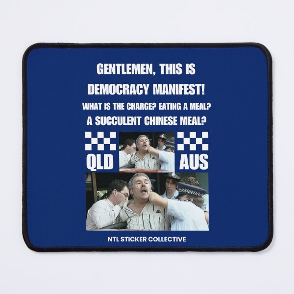 Item preview, Democracy Manifest Large Quote designed and sold by NTLStickerCo.