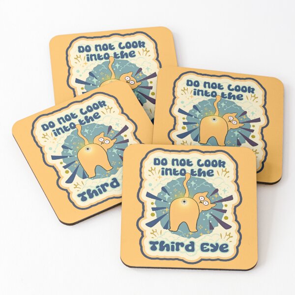 Item preview, Kitty Bum Cute Cats Third Eye Humor designed and sold by Renata Illustrata.