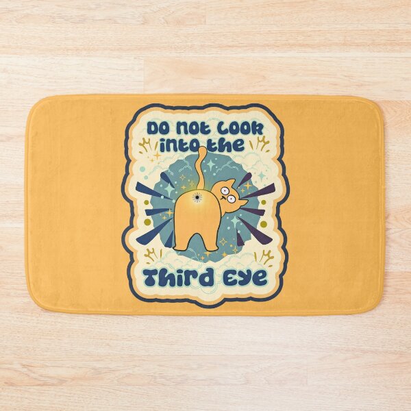 Item preview, Kitty Bum Cute Cats Third Eye Humor designed and sold by Renata Illustrata.