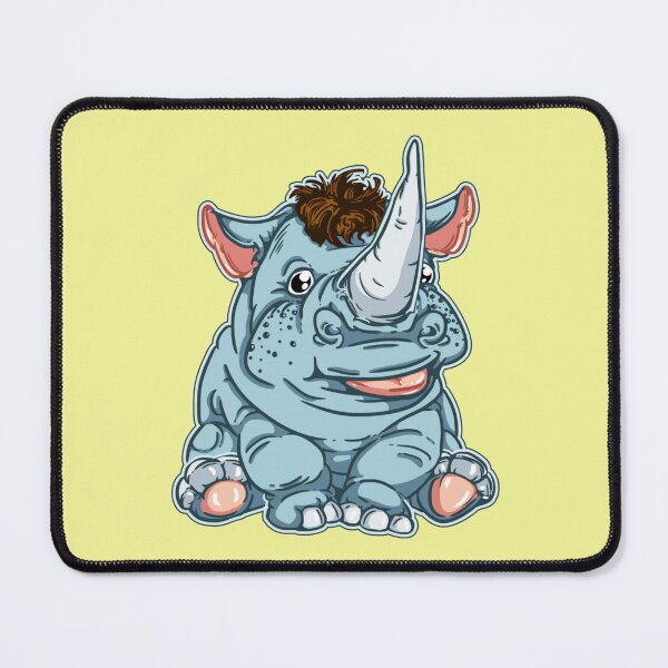 Item preview, Blue Baby Rhino Rhinoceros designed and sold by iduzarts.