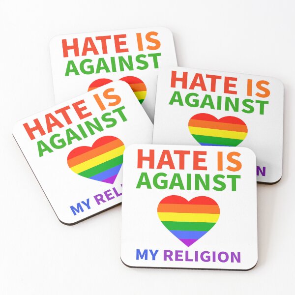 Item preview, Hate is against my religion  designed and sold by Rachel the Artist .