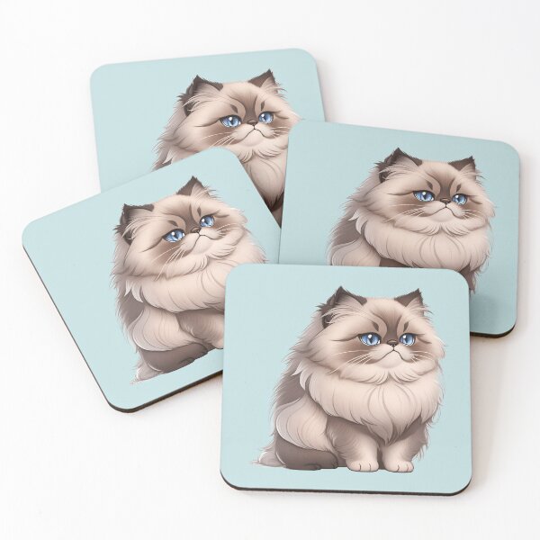 Item preview, Fluffy Himalayan Cat – Cute Pet Lover designed and sold by RetroPrism.