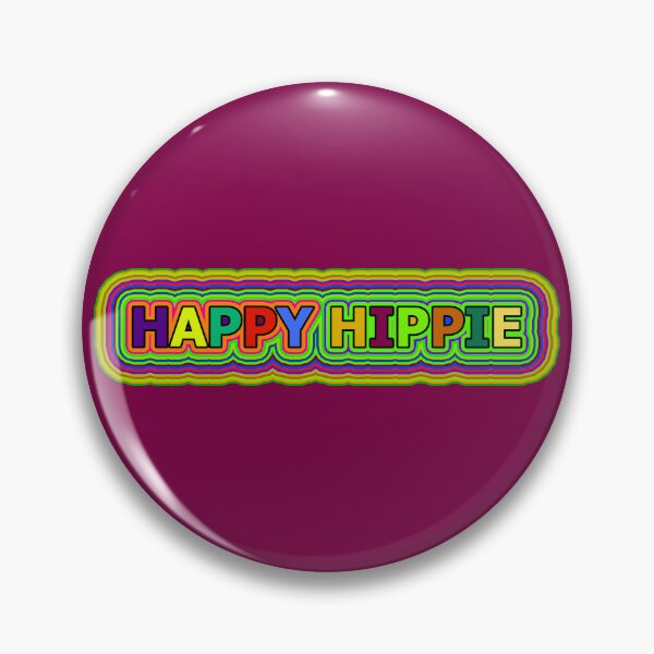 Item preview, Colorful Happy Hippie Words Free Spirit Colorful Retro Lines 2 of 4 designed and sold by Beachy.