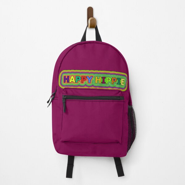 Item preview, Colorful Happy Hippie Words Free Spirit Colorful Retro Lines 2 of 4 designed and sold by Beachy.