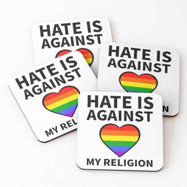 Item preview, Hate is against my religion  designed and sold by Rachel the Artist .