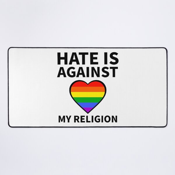 Item preview, Hate is against my religion designed and sold by Rachel the Artist .