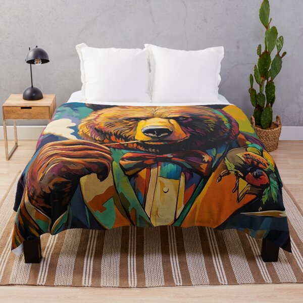 Item preview, Majestic Wildlife Dreamscape: Vibrant Animal Art Wall Design designed and sold by harmzk90.