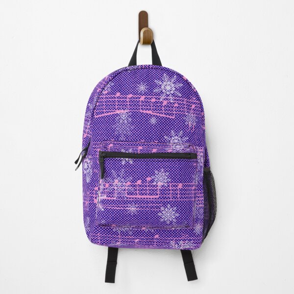 Item preview, Snow Notes - musical graphics in navy blue, pink and white. designed and sold by My-fake-places.
