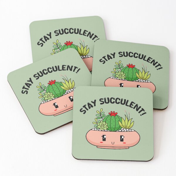 Item preview, STAY SUCCULENT! - Funny Cactus Plant Pots Fun Gardener designed and sold by Darling DeDe.