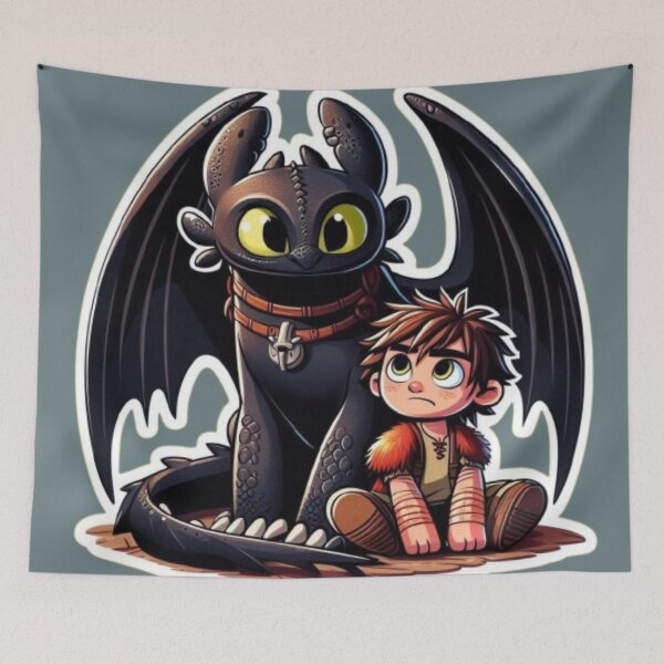 Item preview, Cómo entrenar a tu dragón designed and sold by AnimeRay.