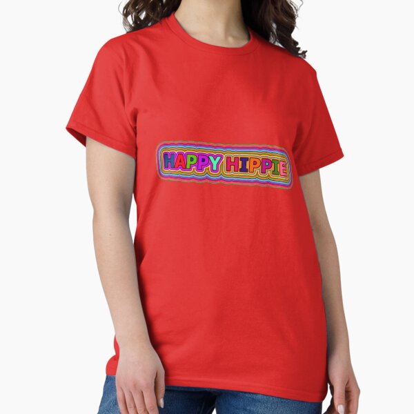 Vista previa del artículo con la obra «Palabras alegres y coloridas de hippies. Líneas retro coloridas de espíritu libre. 3 de 4», diseñado y vendido por Beachy.