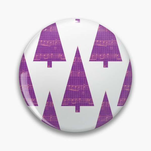 Item preview, Christmas Tree and Notes - musical graphics in purple and pink. designed and sold by My-fake-places.