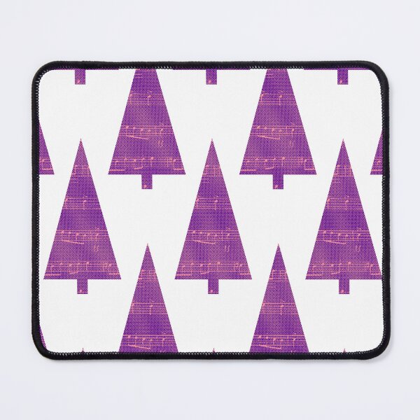 Item preview, Christmas Tree and Notes - musical graphics in purple and pink. designed and sold by My-fake-places.