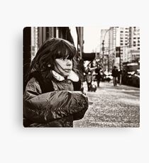 Freezing Canvas Print