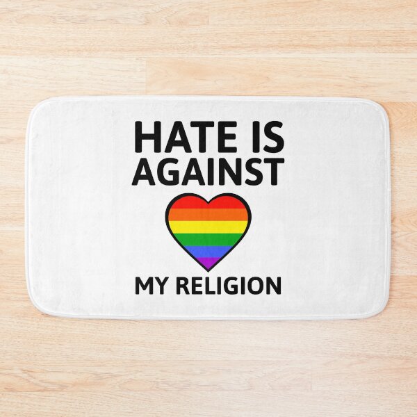 Item preview, Hate is against my religion  designed and sold by Rachel the Artist .