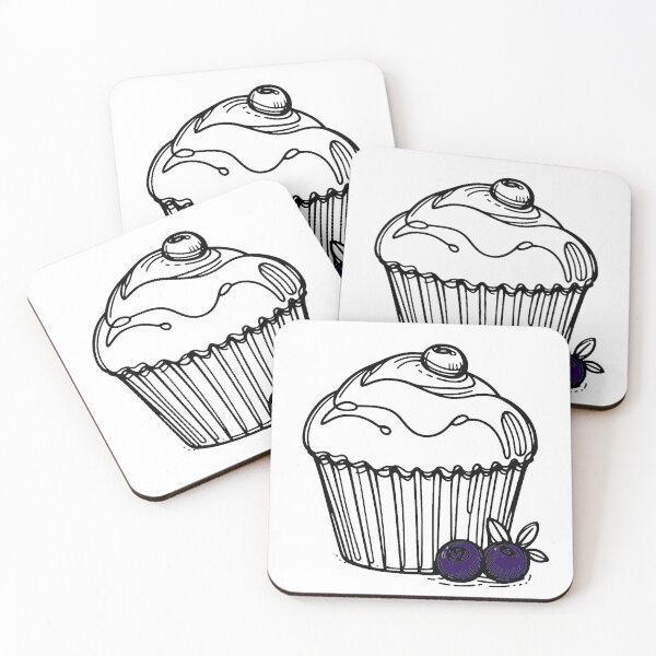 Item preview, Blueberry Muffin designed and sold by ThreadBorne.