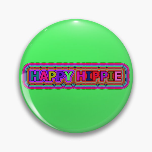 Item preview, Colorful Happy Hippie Words Free Spirit Colorful Retro Lines 4 of 4 designed and sold by Beachy.