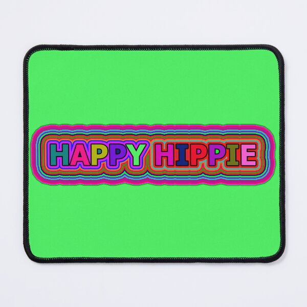 Item preview, Colorful Happy Hippie Words Free Spirit Colorful Retro Lines 4 of 4 designed and sold by Beachy.