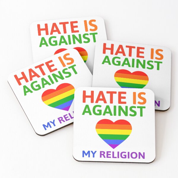 Item preview, Hate is against my religion  designed and sold by Rachel the Artist .