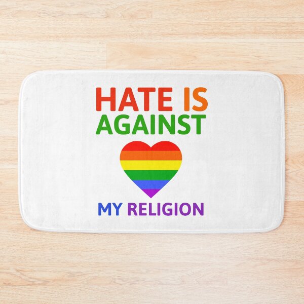 Item preview, Hate is against my religion  designed and sold by Rachel the Artist .