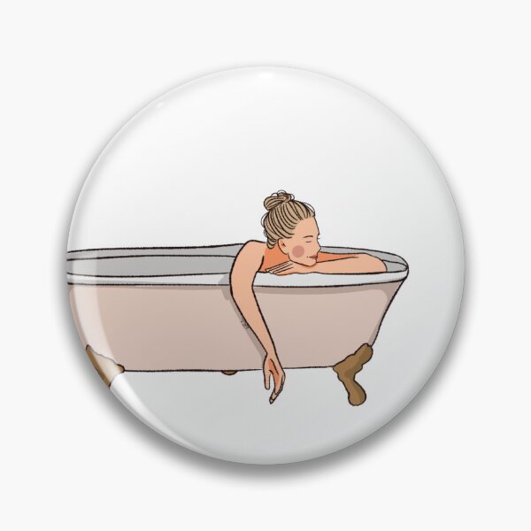 Item preview, A women in relaxing in a bathtub  designed and sold by Hessah-HA.