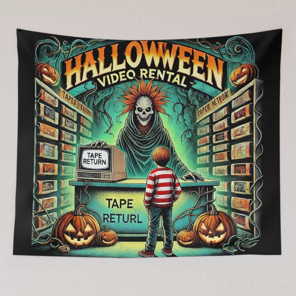 Item preview, Halloween Video Rental Design designed and sold by Casanova7000.