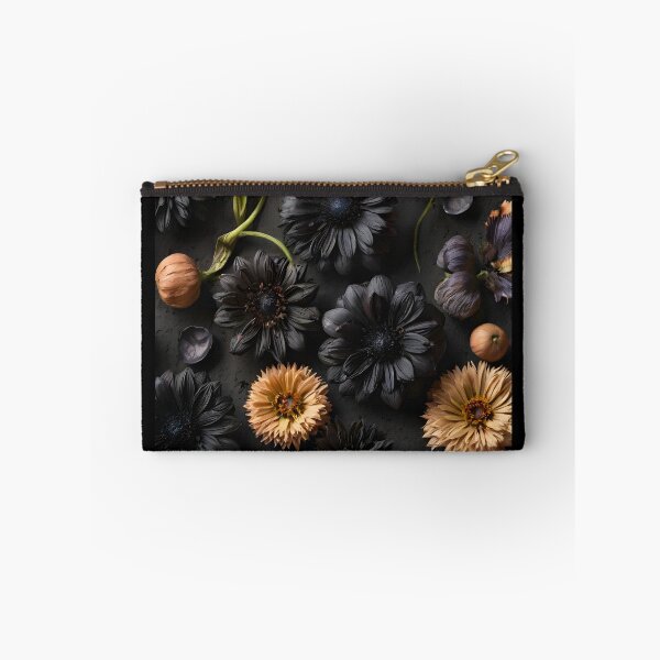 Item preview, Black dried flowers and beige collage cold autumn feel designed and sold by EmeraldeaArt.