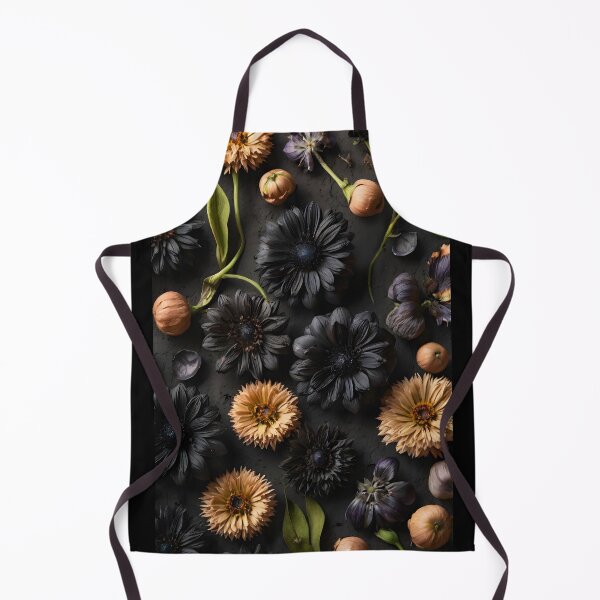Item preview, Black dried flowers and beige collage cold autumn feel designed and sold by EmeraldeaArt.