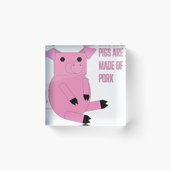 Artikelvorschau, Schweine bestehen aus Schweinefleisch entworfen und verkauft von Oilliphéist.
